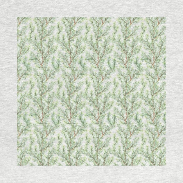 Evergreen Pattern Decoration by ArtisticTee